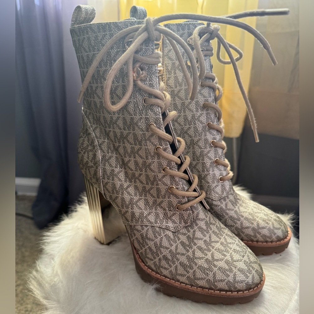 Michael Kors Monogrammed Bootd